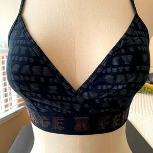 Savage X Fenty size small, black logo bralette